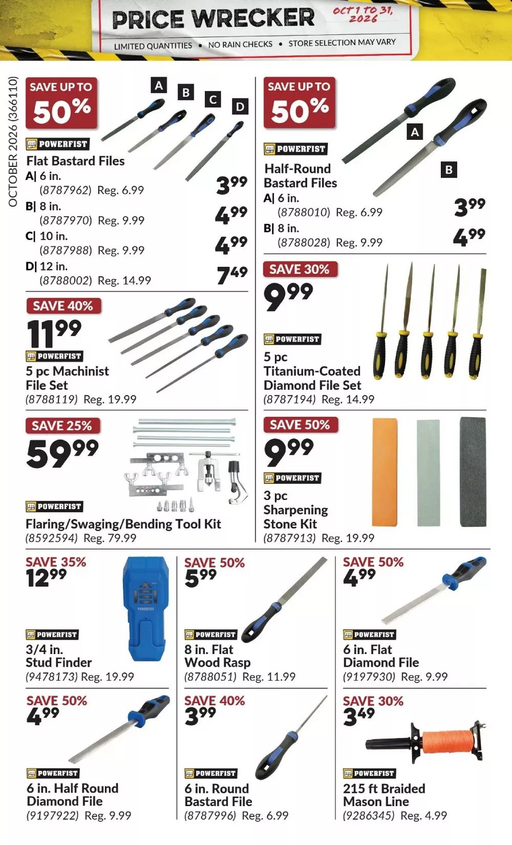 princess auto flyer october 2026 6 934