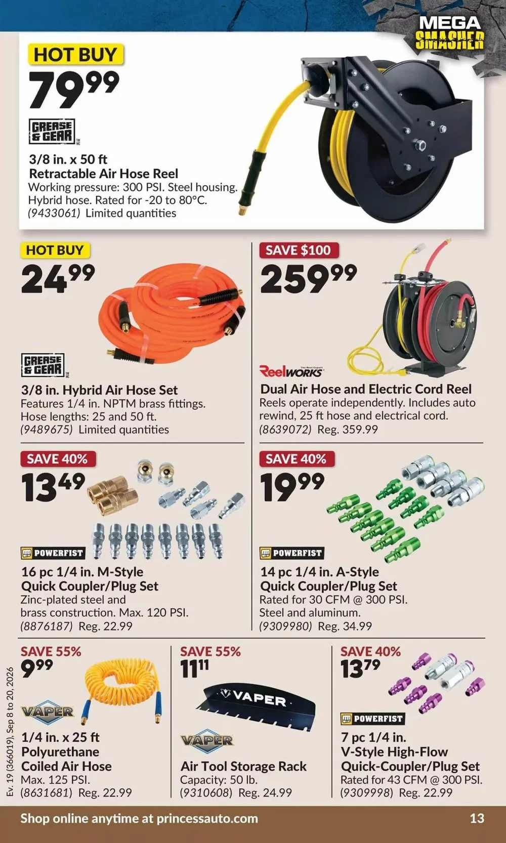 princess auto flyer september 8 20 14 03319799