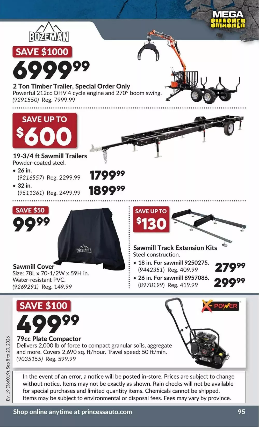 princess auto flyer september 8 20 96 57470912