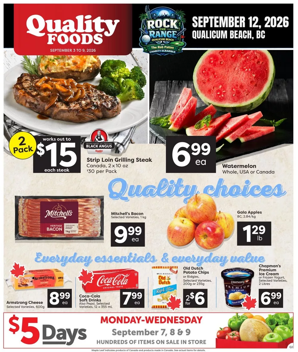 Quality Foods Flyer September 10 - September 16, 2026 1 quality foods flyer wk-36