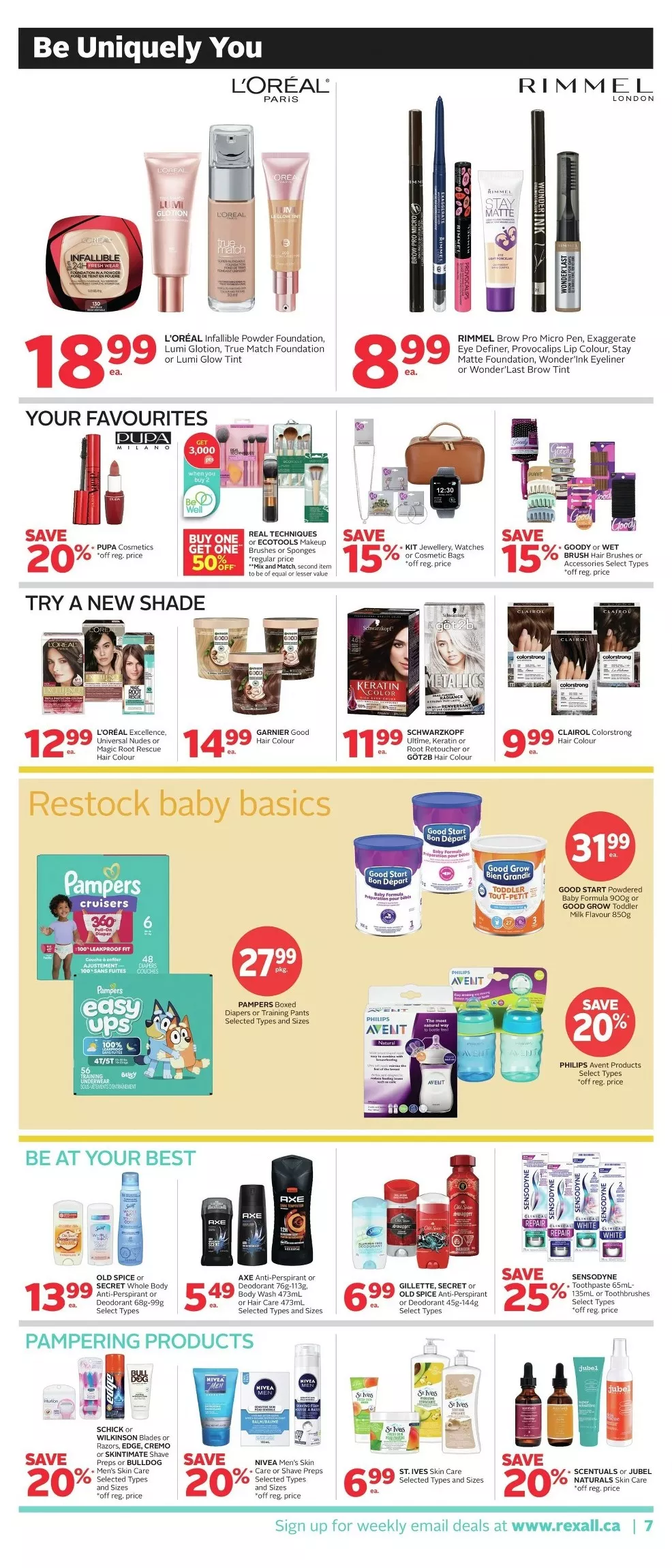 rexall flyer august 21 27 13
