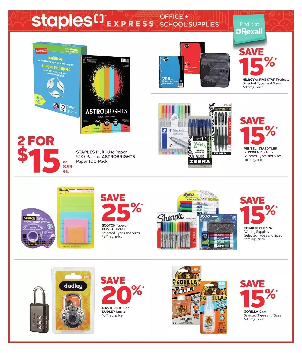 rexall flyer august 21 27 15