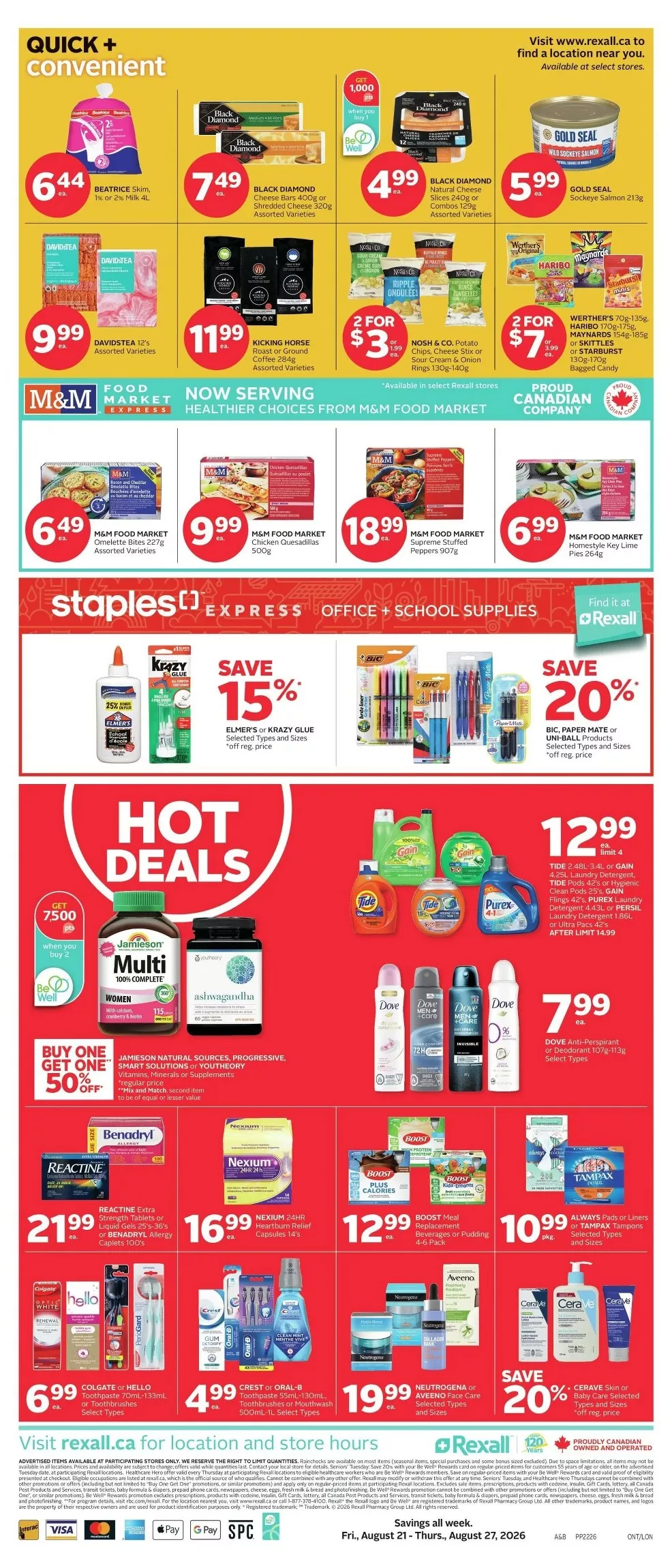 rexall flyer august 21 27 2