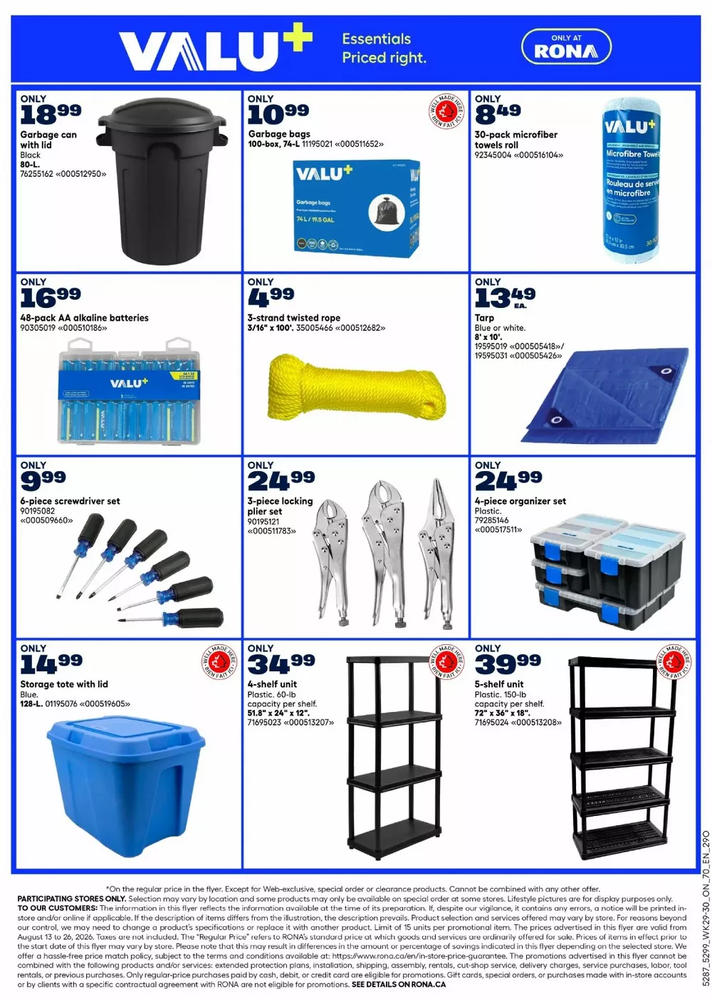 rona flyer august 13 26 5 63920649