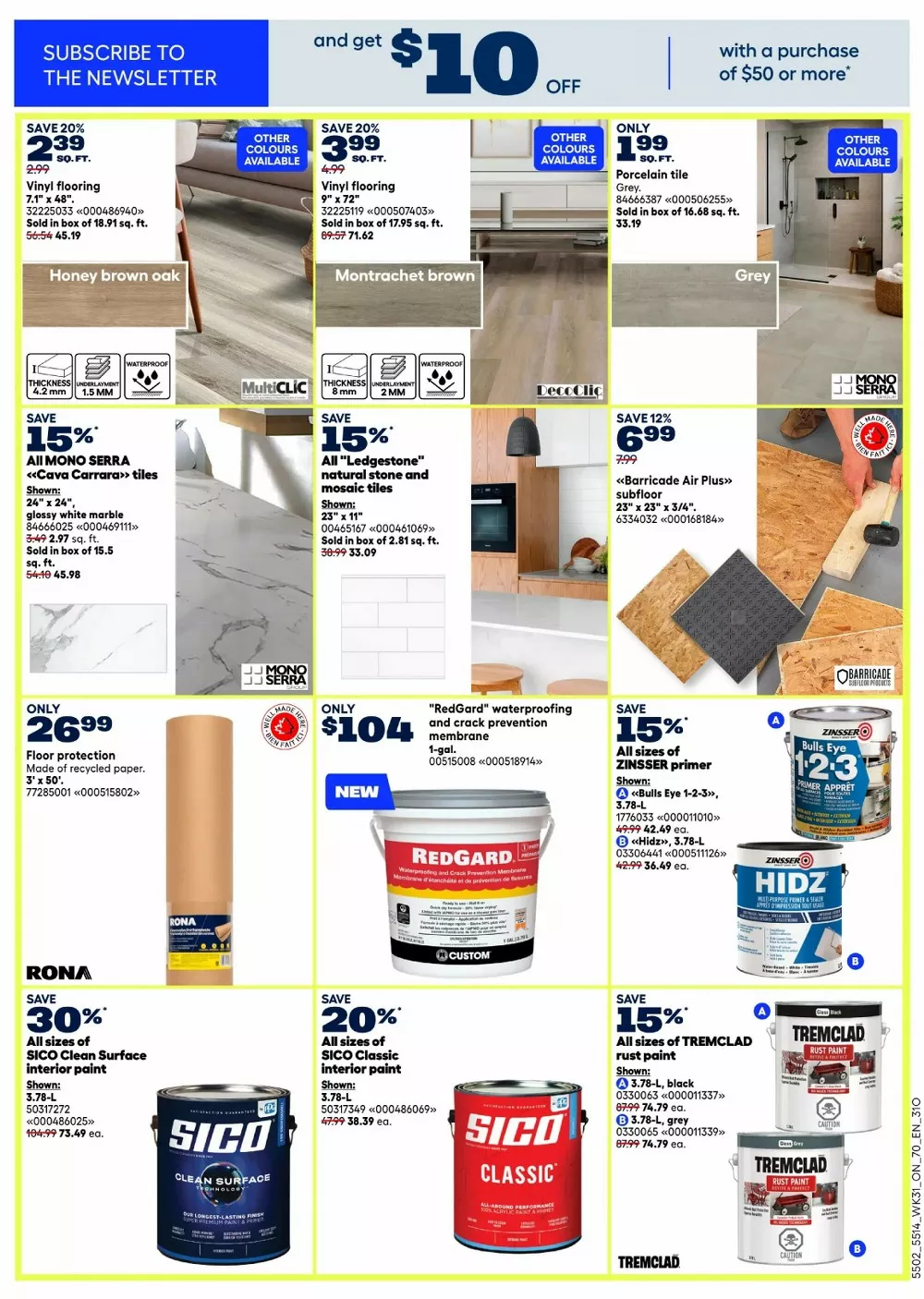 rona flyer wk 35 16 60337319