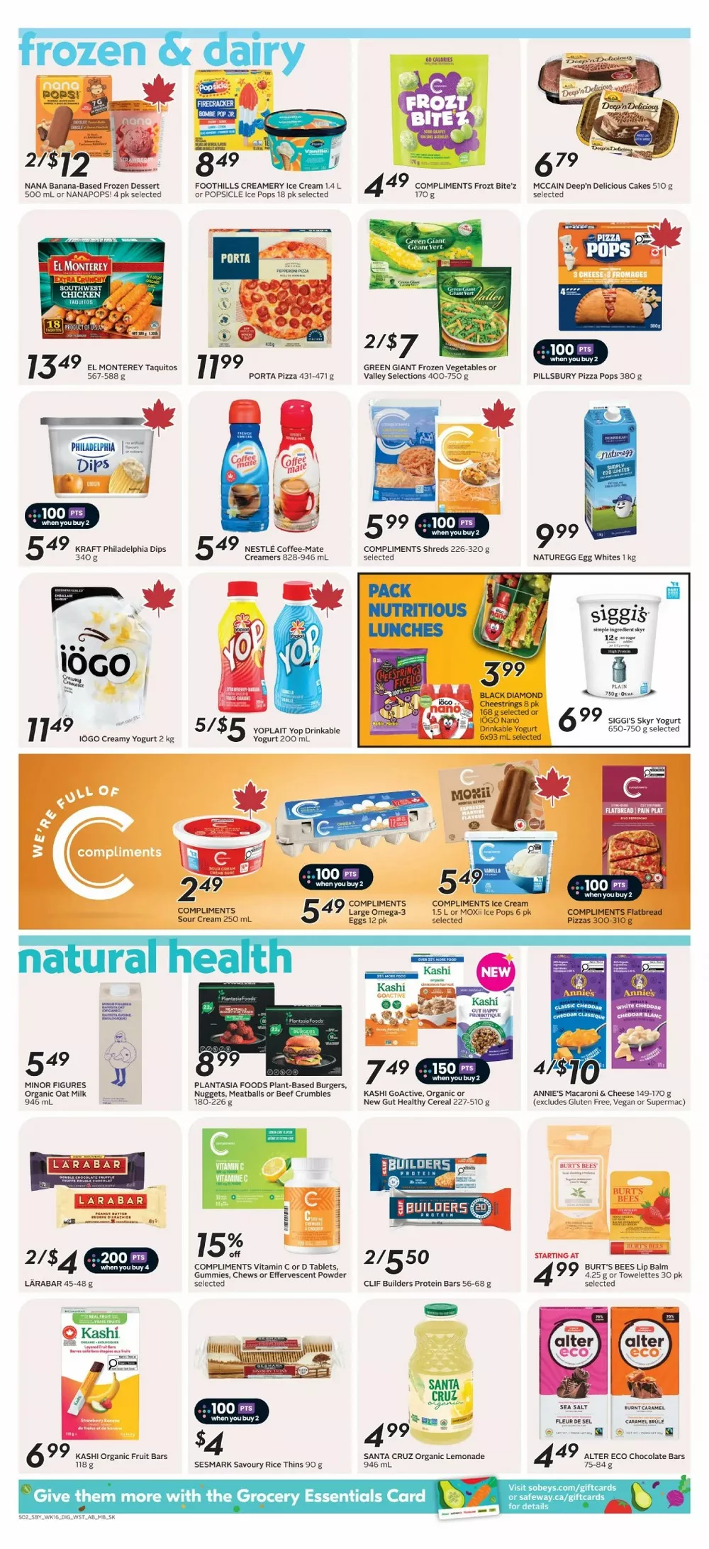 safeway sobeys flyer west august 13 19 10