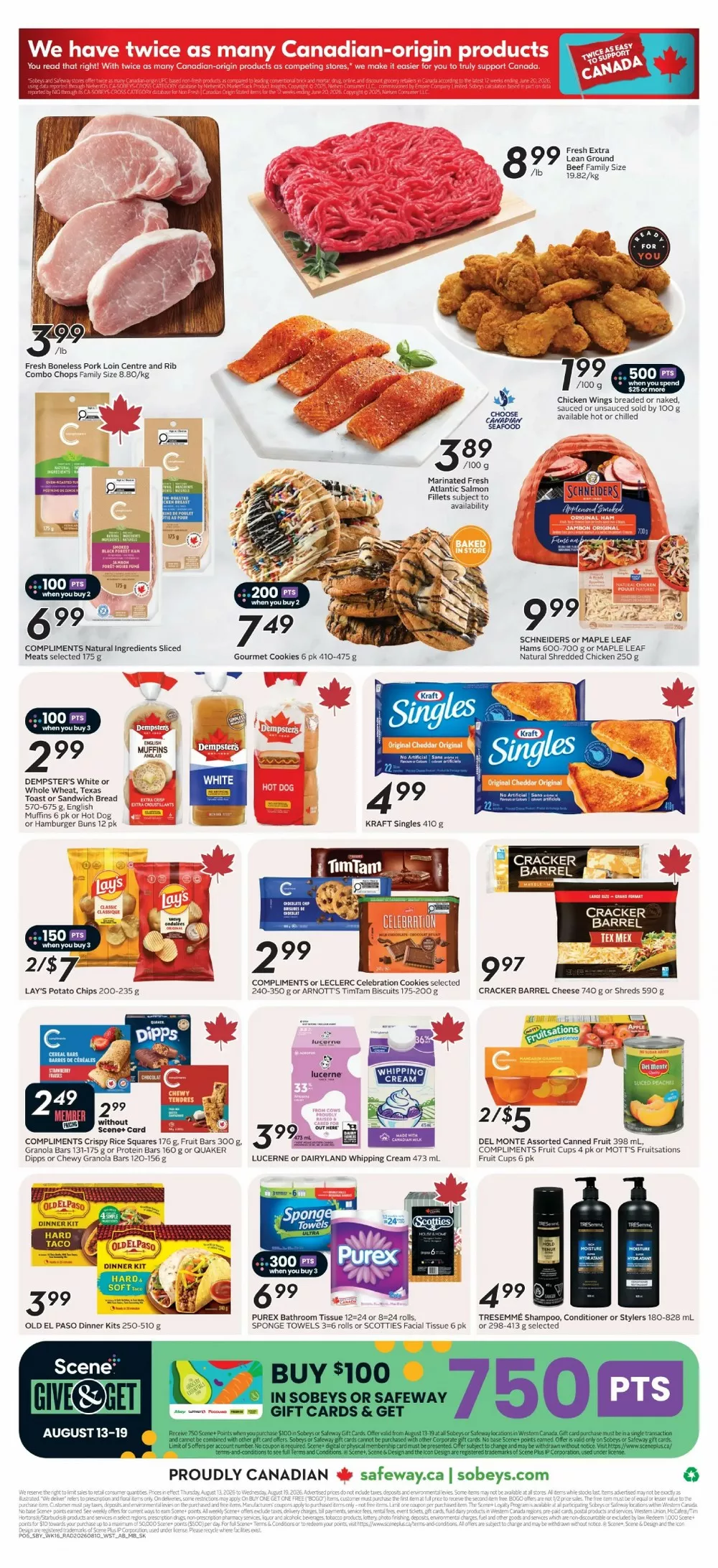 safeway sobeys flyer west august 13 19 4