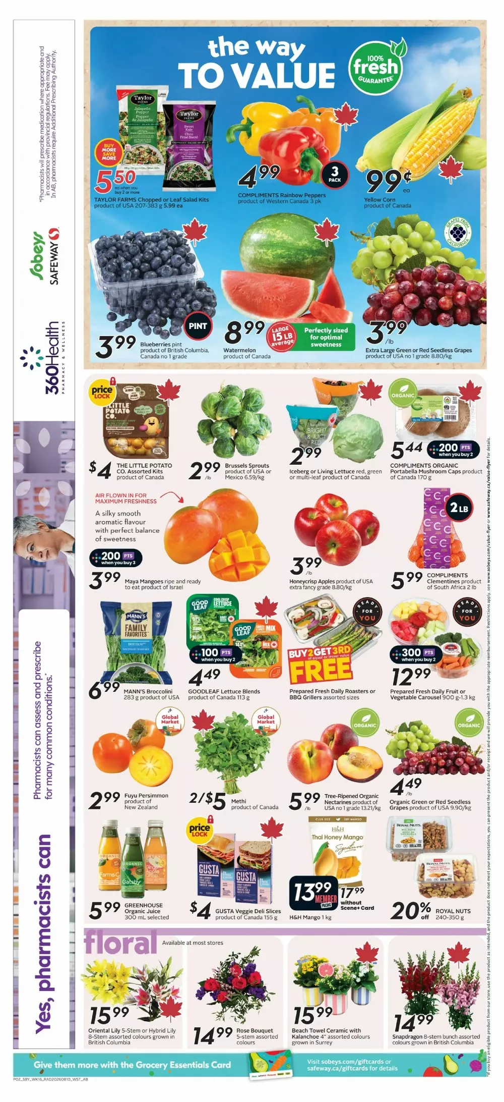 safeway sobeys flyer west august 13 19 5