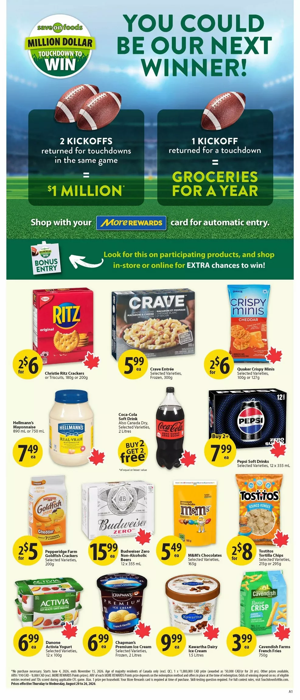 save on foods flyer august 20 26 29