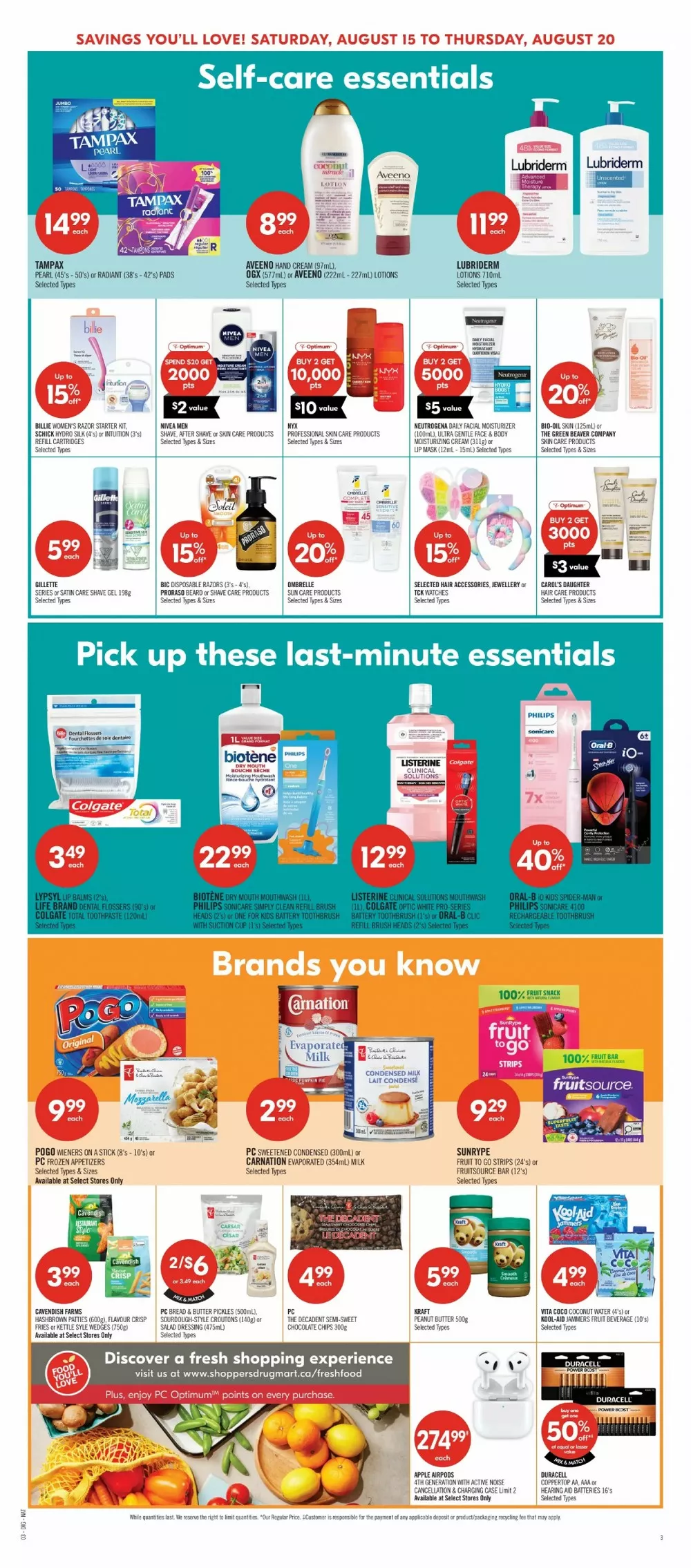 shoppers drug mart flyer august 15 20 20 47885903