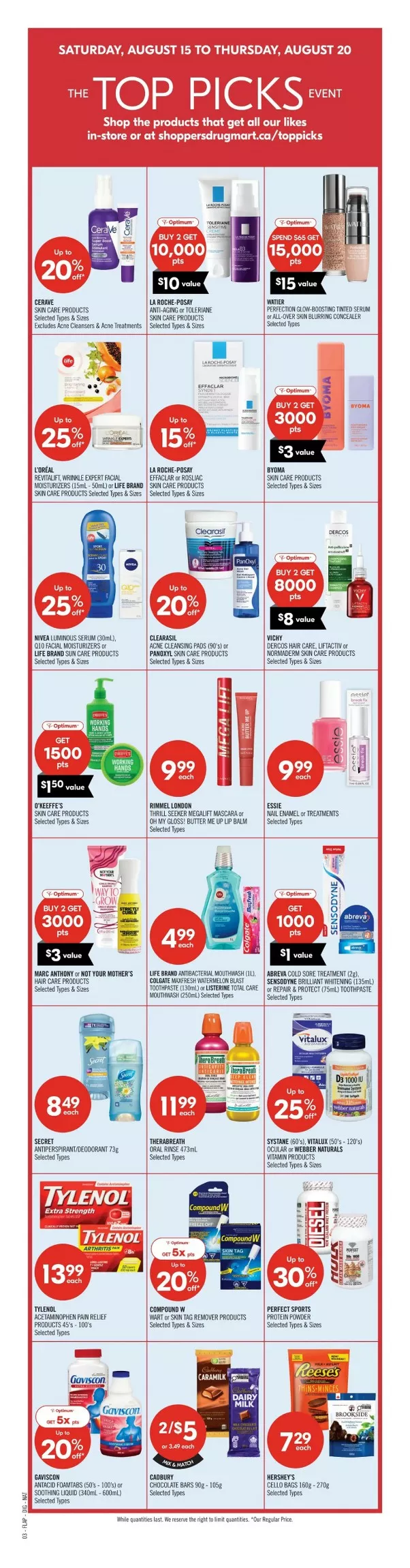 Shoppers Drug Mart Flyer 15 August to 20 August, 2026 2 shoppers drug mart flyer august 15 20 3 21011705