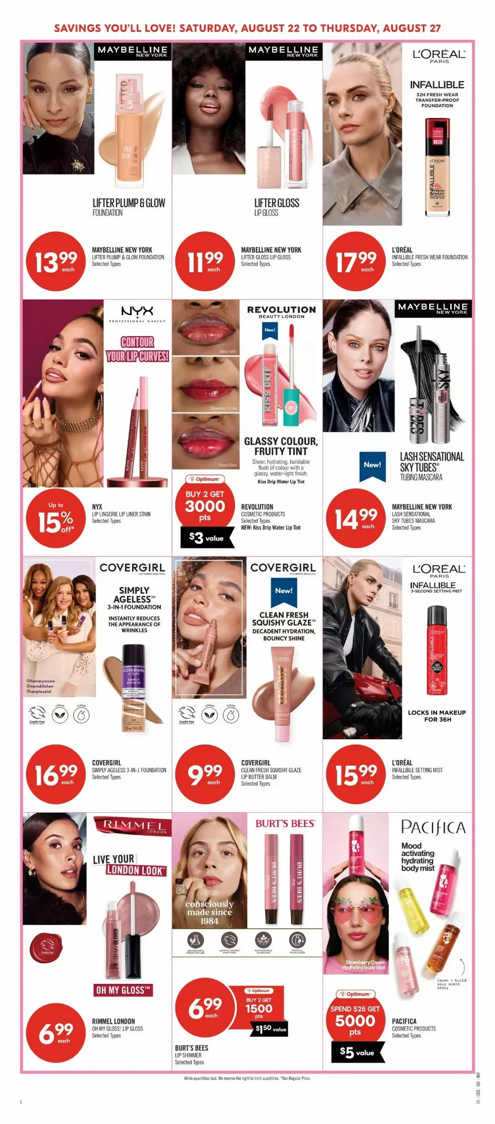 shoppers drug mart flyer august 22 27 13