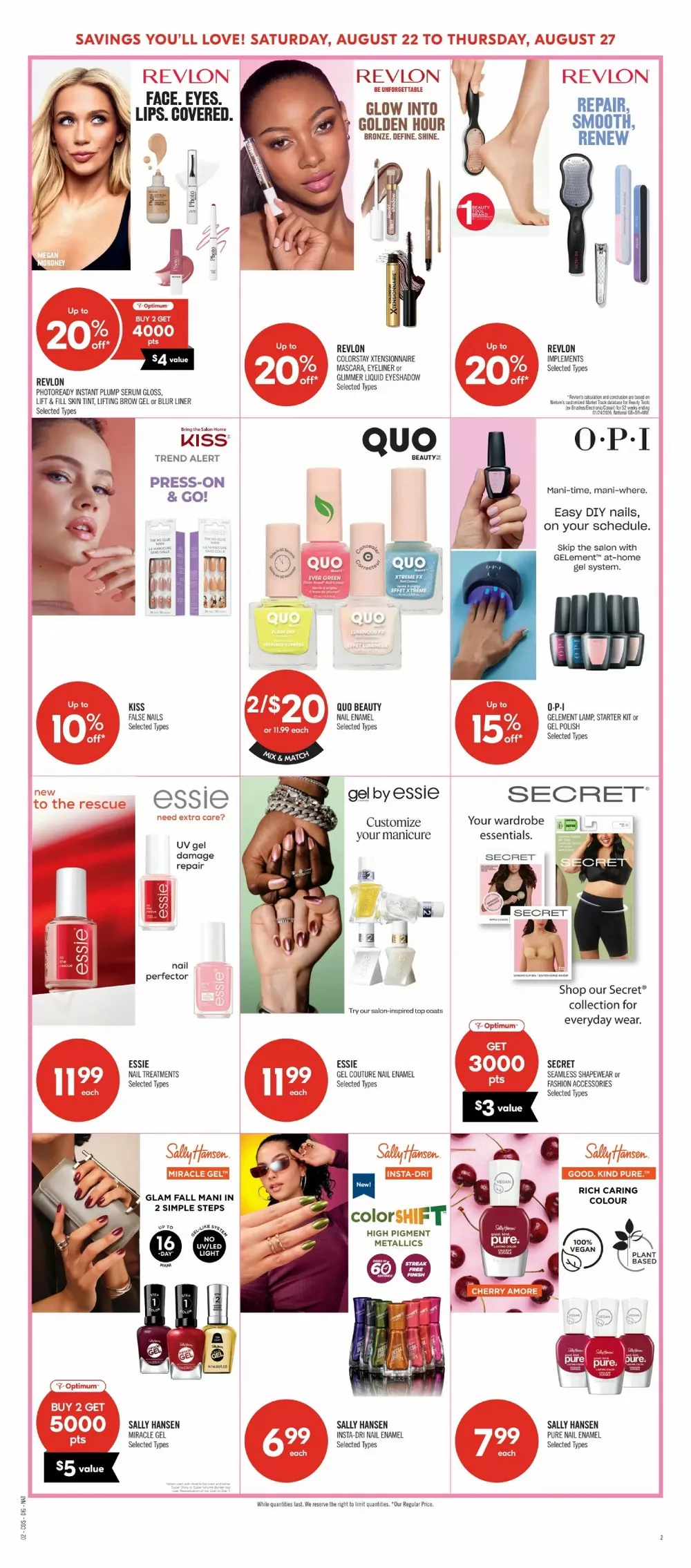 shoppers drug mart flyer august 22 27 14