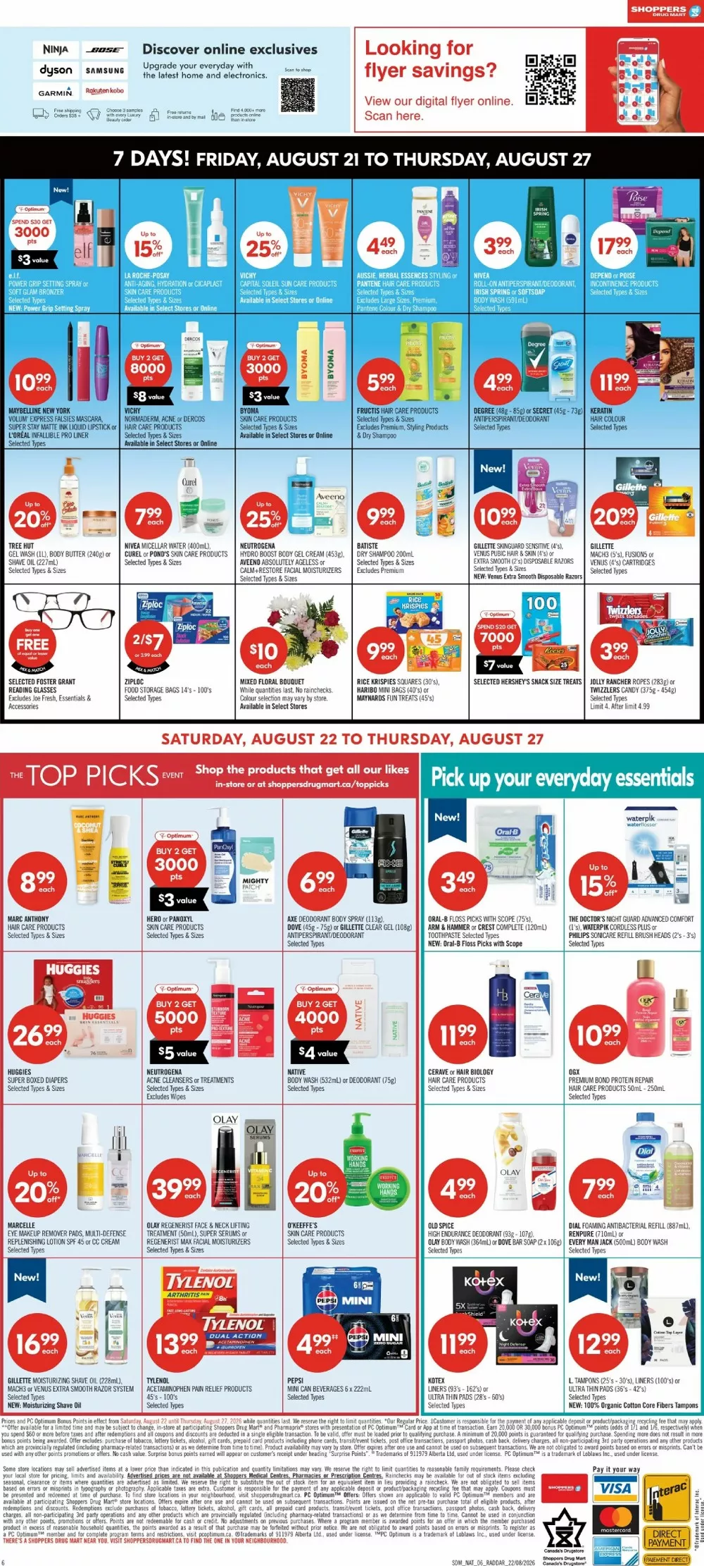 shoppers drug mart flyer august 22 27 3