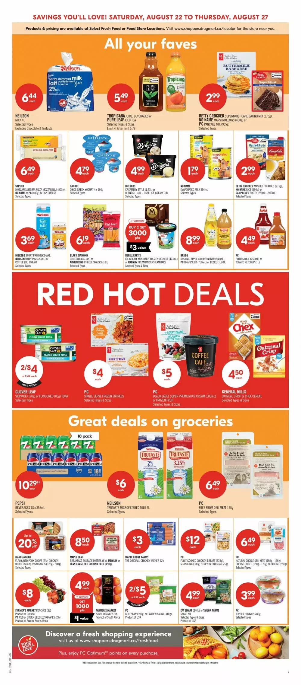 shoppers drug mart flyer august 22 27 4