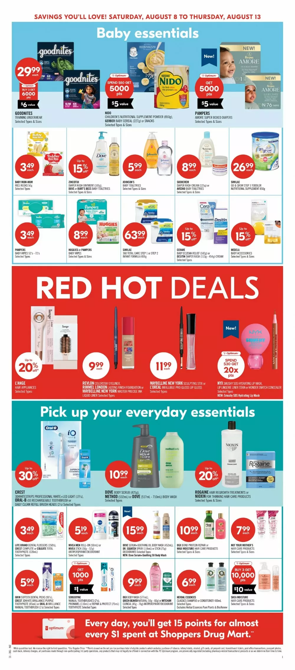 shoppers drug mart flyer august 8 13 10 52841420