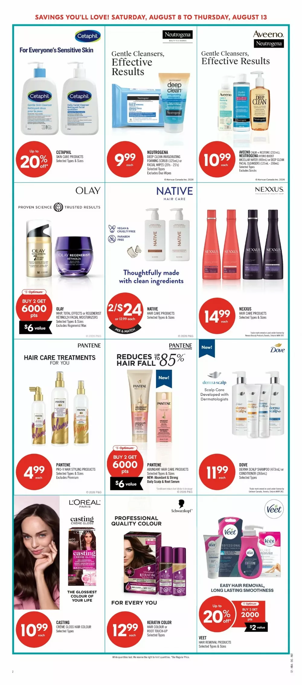 shoppers drug mart flyer august 8 13 14 31013711