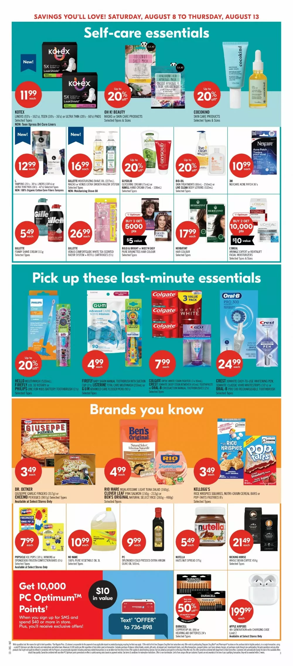 shoppers drug mart flyer august 8 13 19 46766324