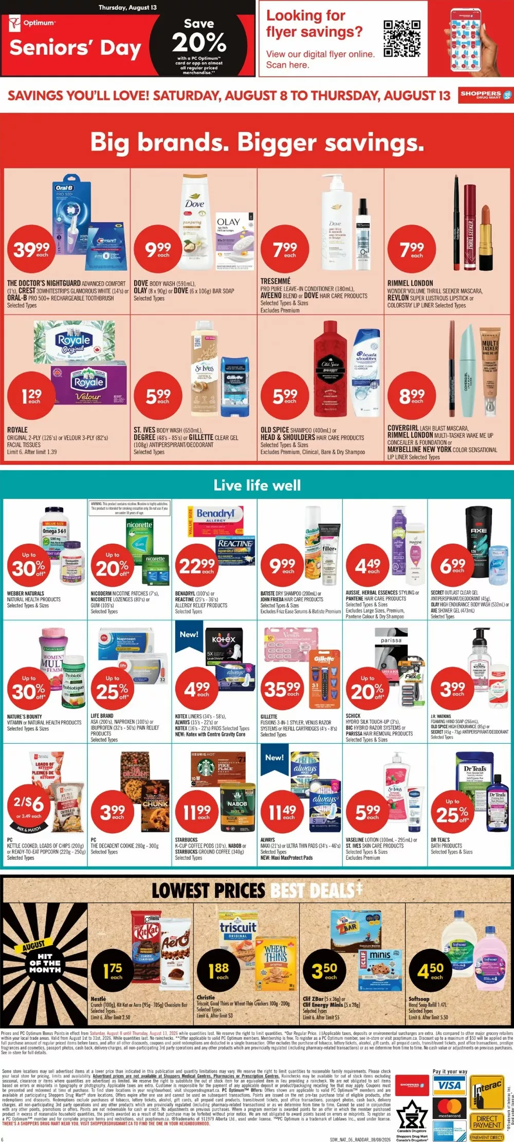 shoppers drug mart flyer august 8 13 3 12544839