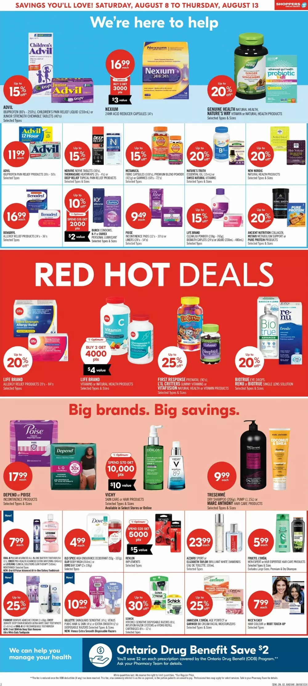 shoppers drug mart flyer august 8 13 5 60912869