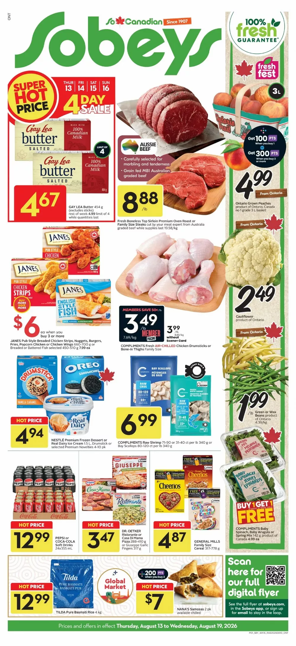 Sobeys Flyer Canada (ON) August 20 - August 26, 2026 1 sobeys flyer on week-33