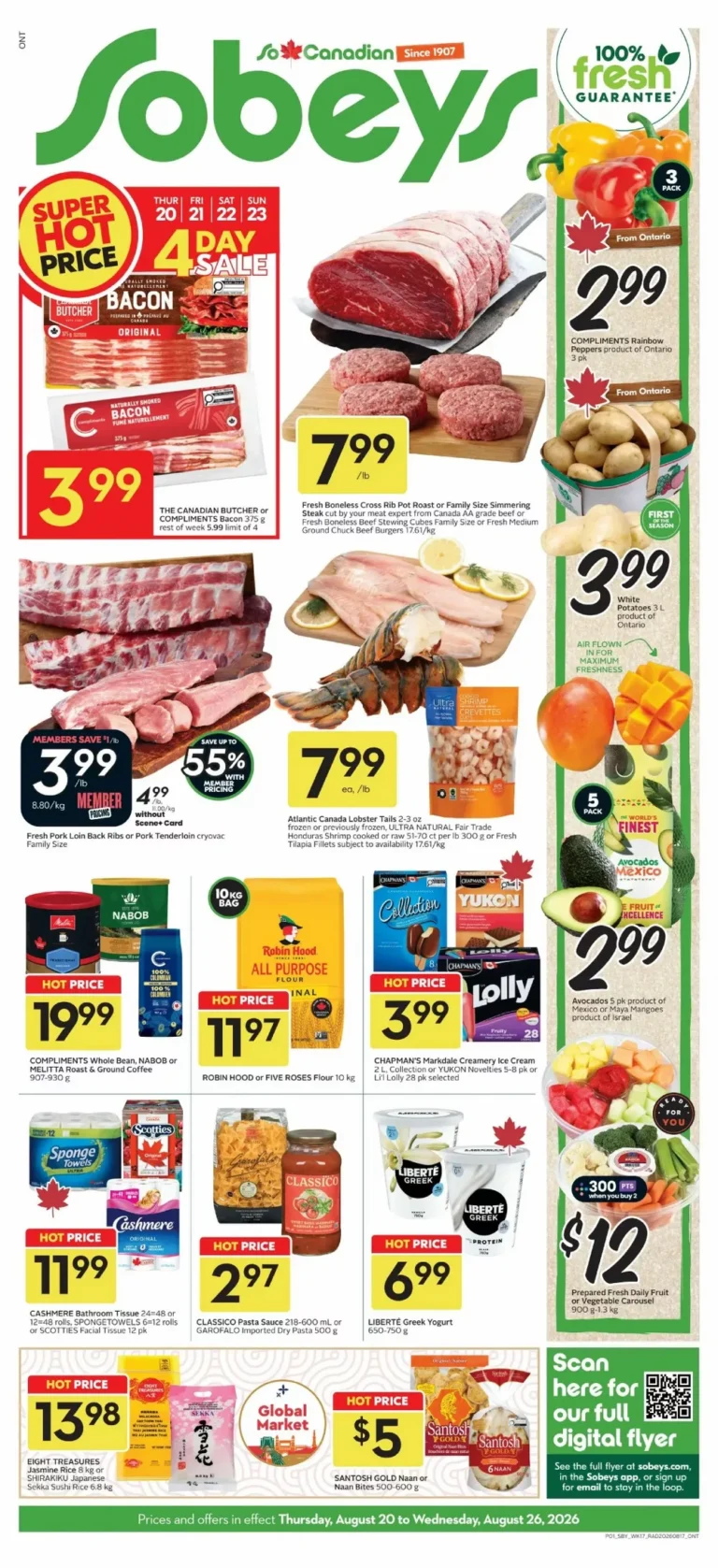 sobeys flyer on week-34