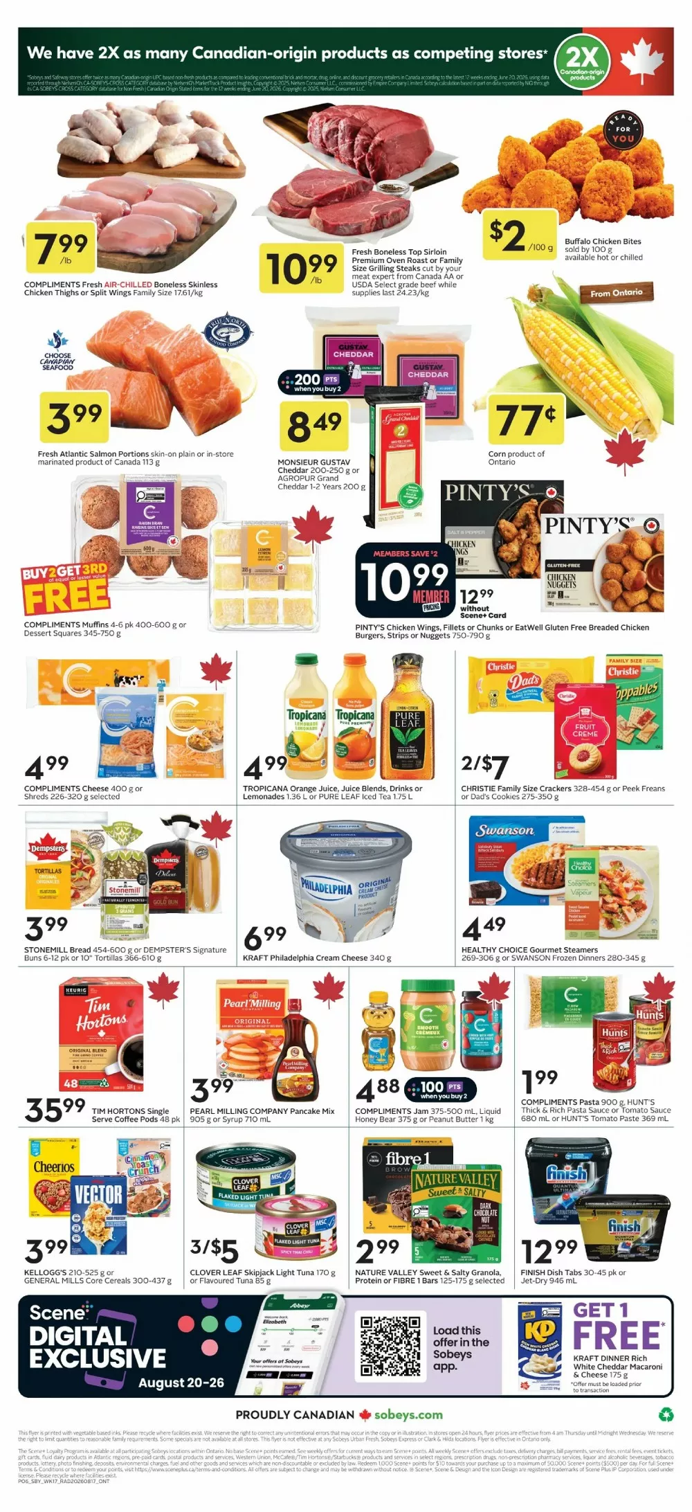 sobeys flyer on august 20 26 4 33028848