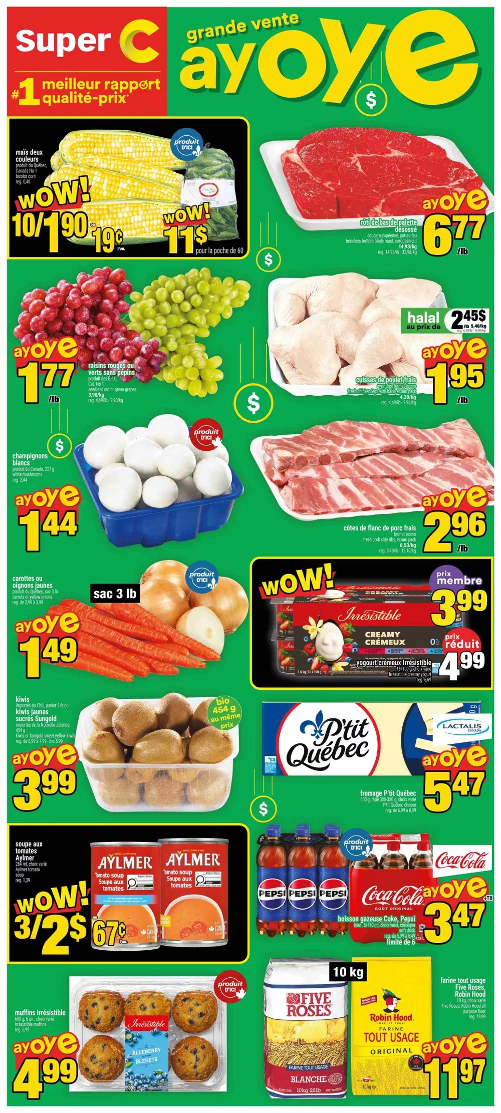 super c flyer week-34, super c circulaire semaine-34