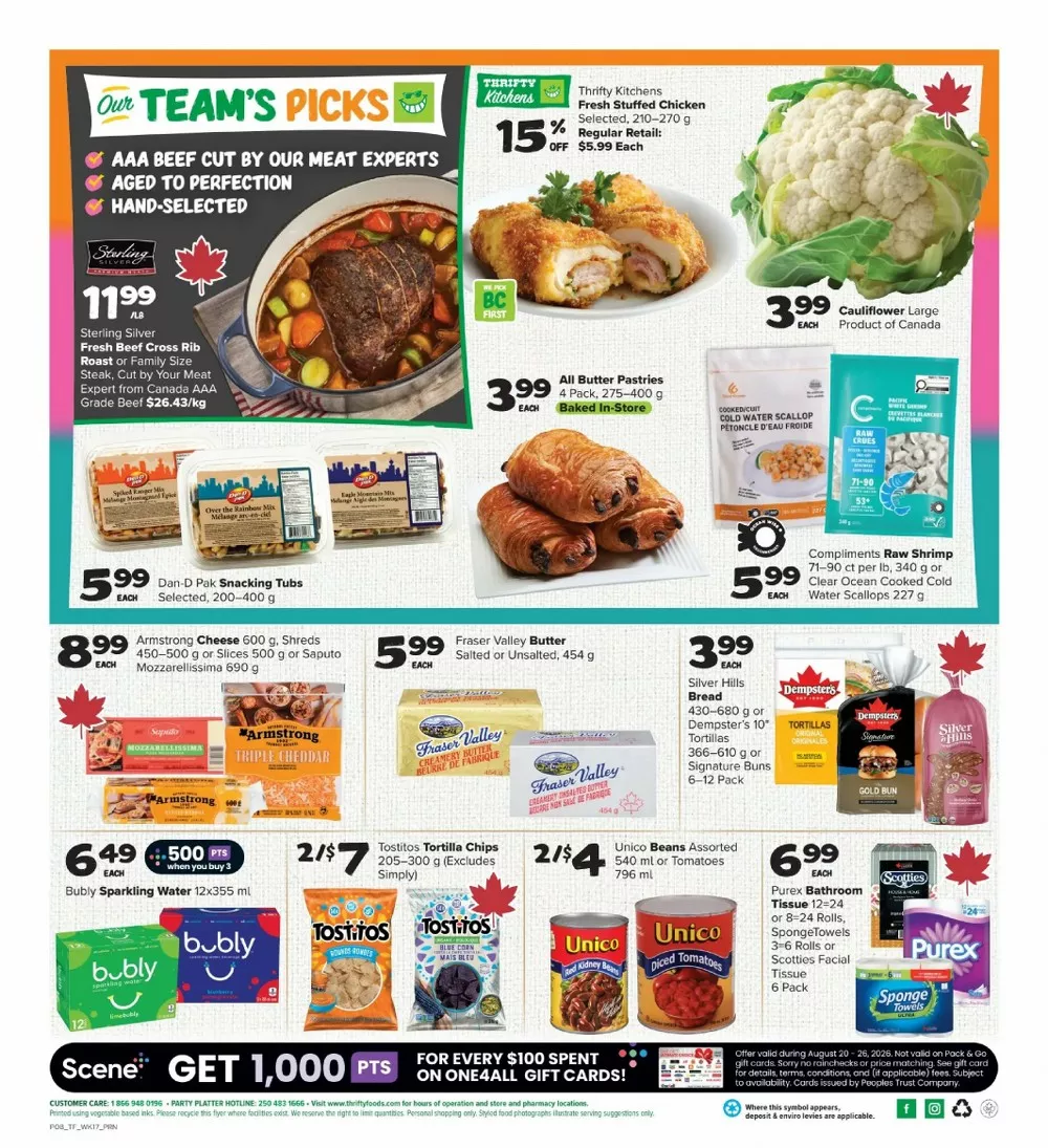 thrifty foods flyer august 20 26 2