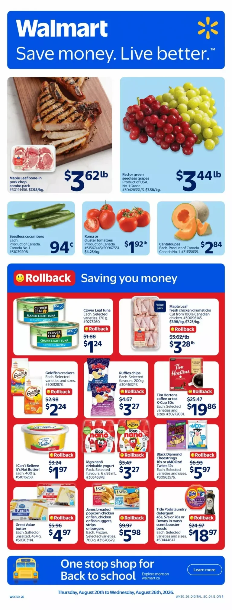 FlyerSeek 9 walmart flyer week-34, walmart circulaire semaine-34