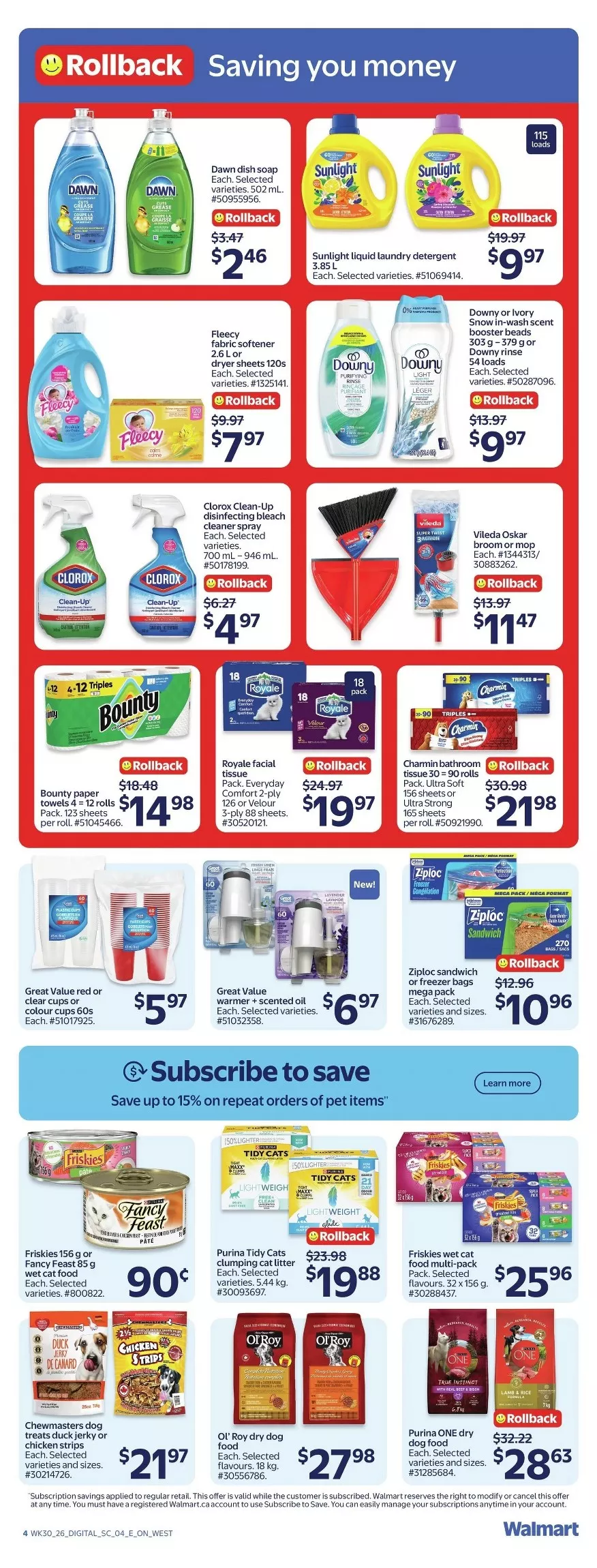 walmart flyer august 20 26 7