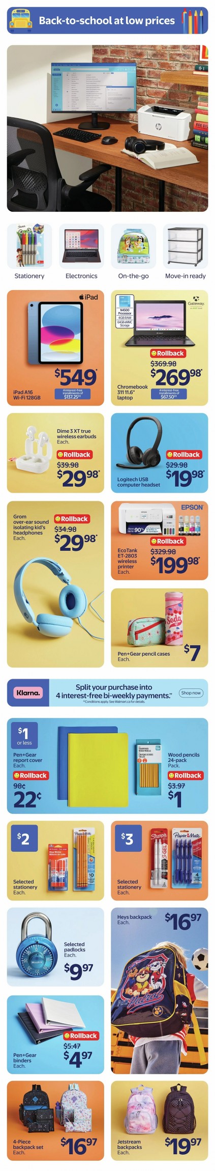 walmart flyer august 6 12 10