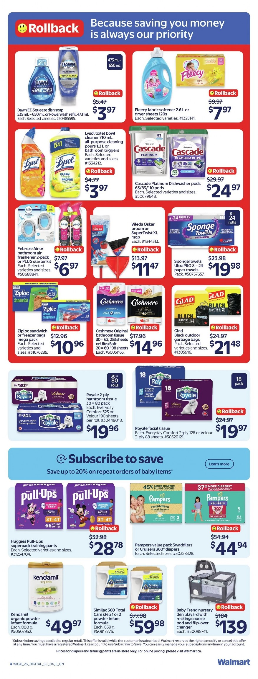 walmart flyer august 6 12 24