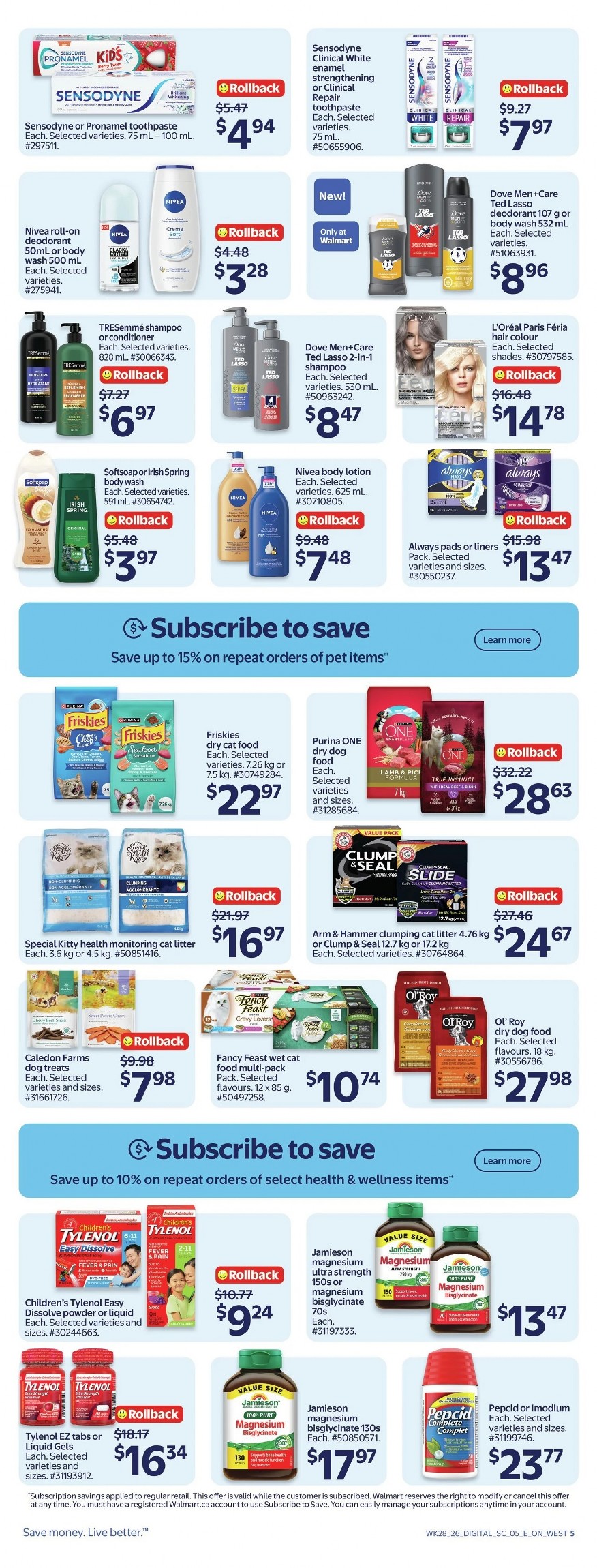 walmart flyer august 6 12 26
