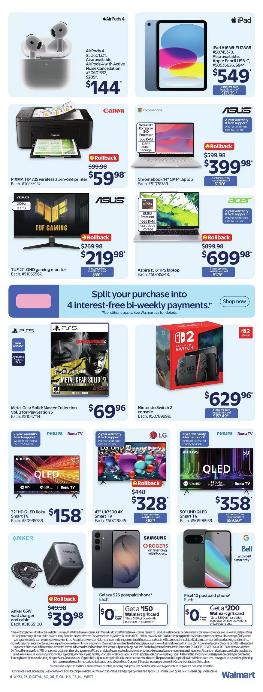 walmart flyer wk 35 10