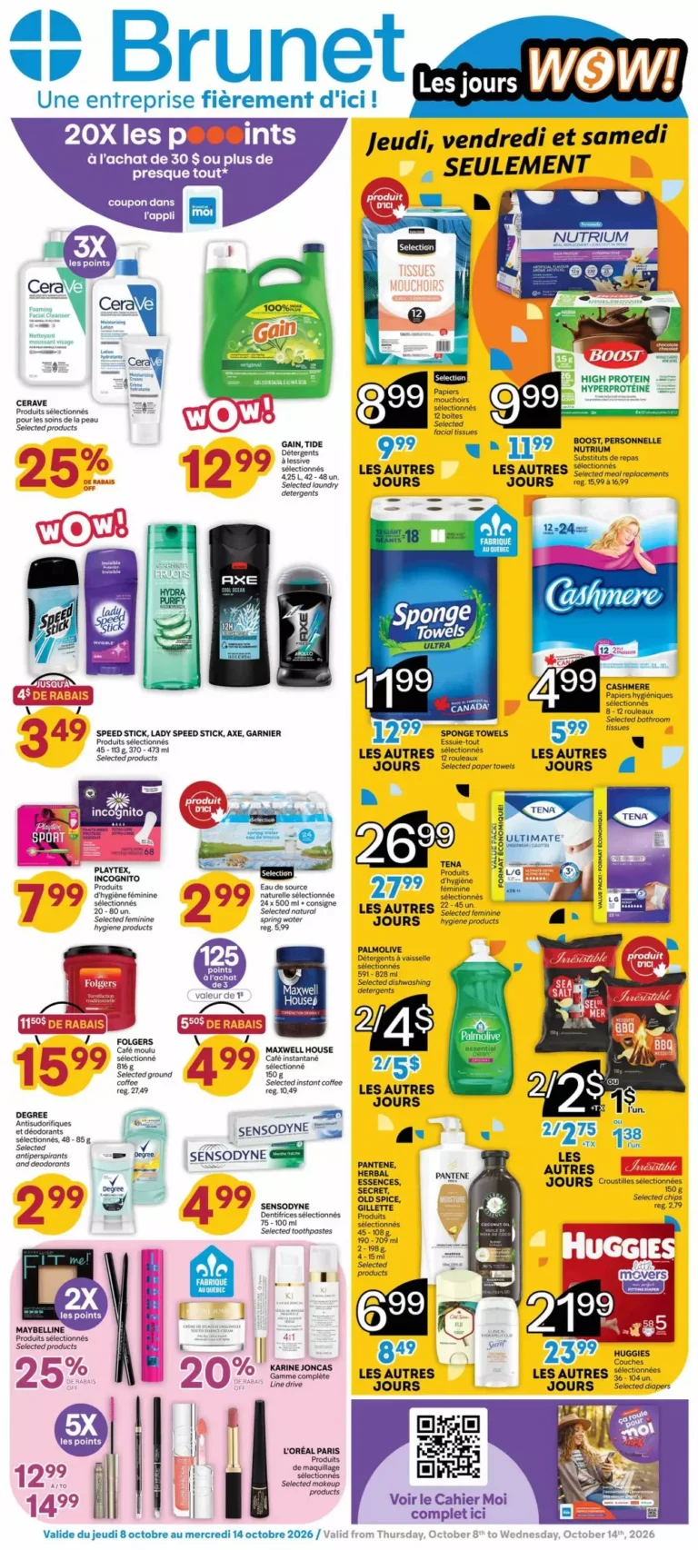 brunet flyer week 41, brunet circulaire semaine 41