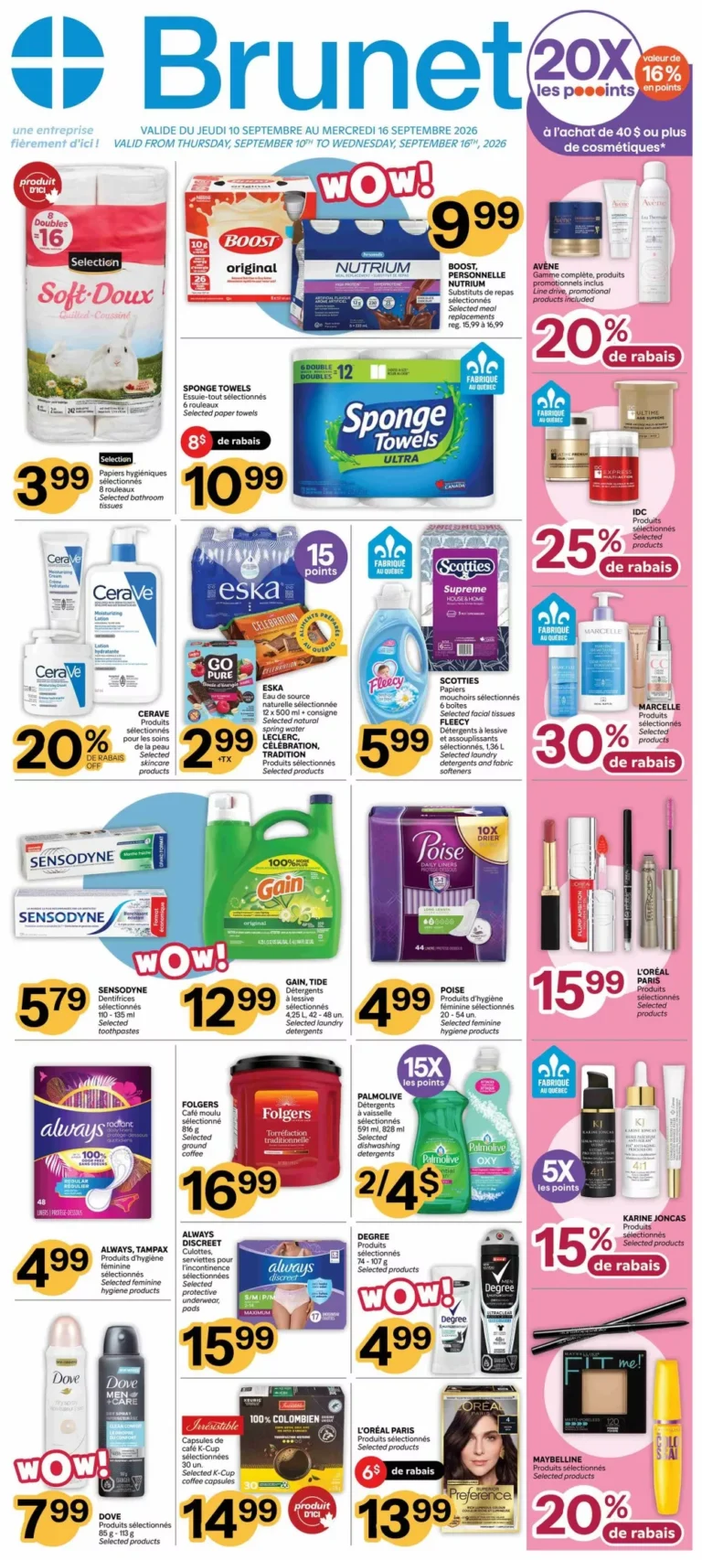 brunet flyer wk-37, brunet circulaire semaine-37