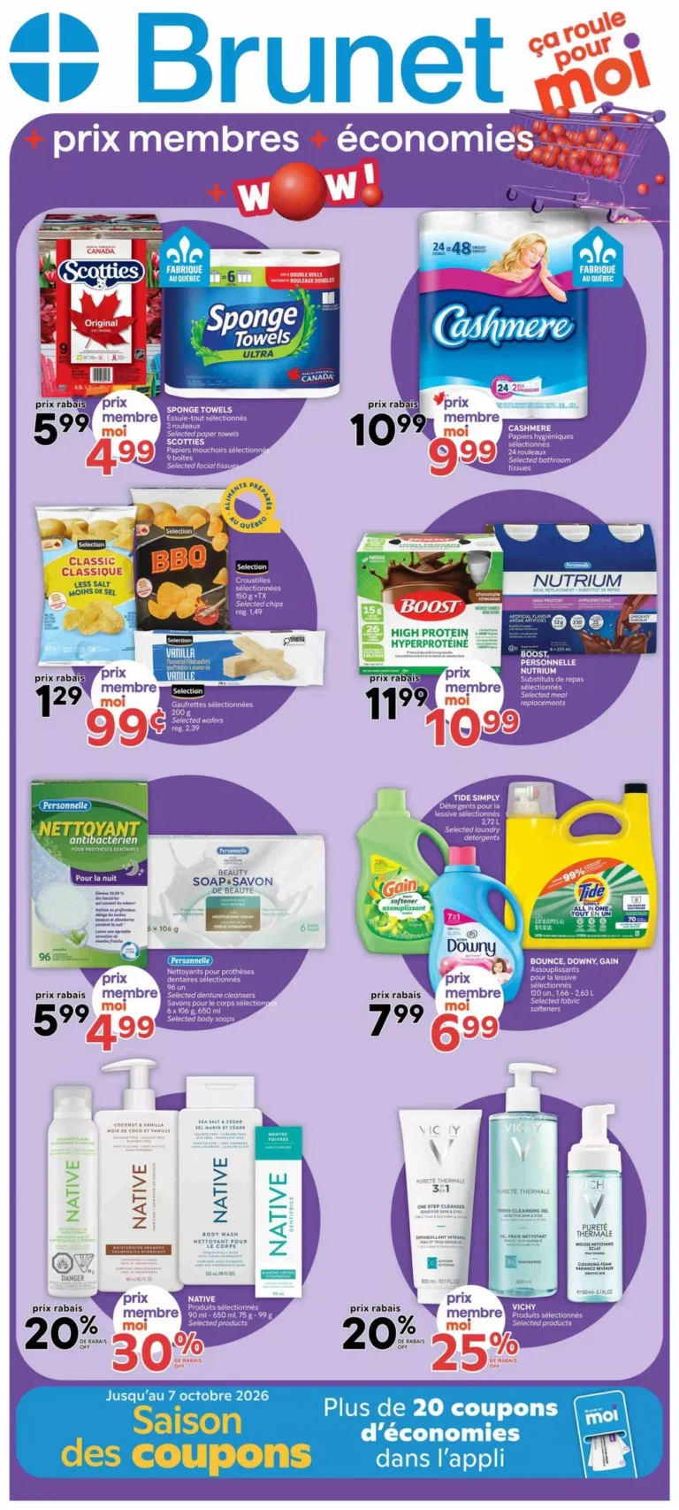 brunet flyer week 39, brunet circulaire semaine 39