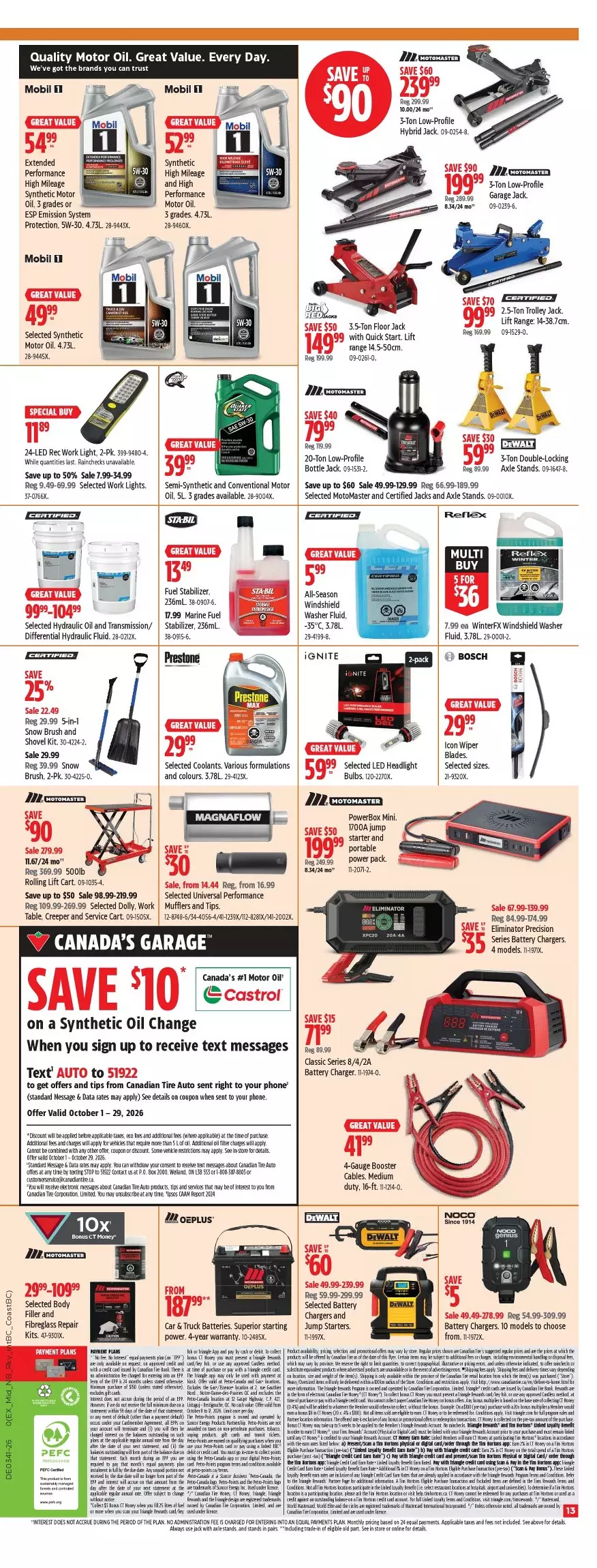 canadian tire flyer october 8 14 13 229
