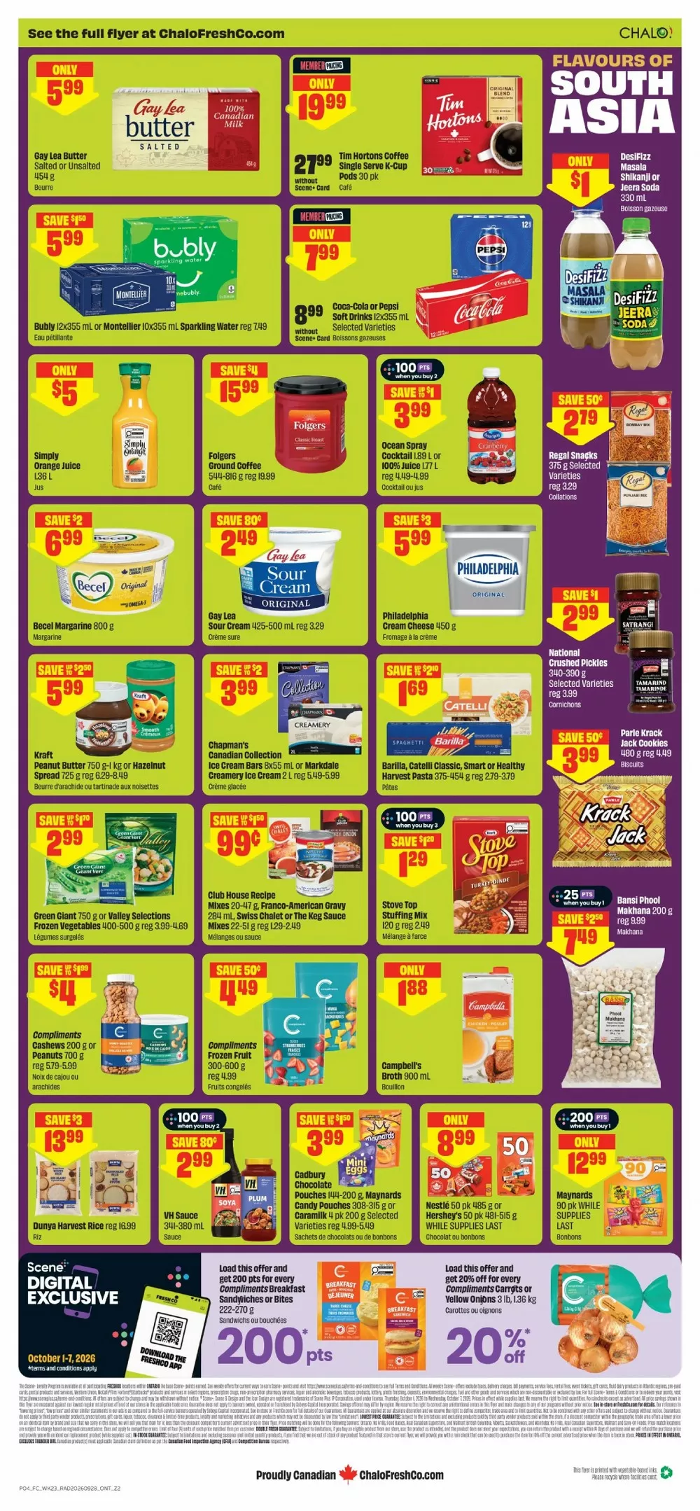 chalo freshco flyer october 1 7 2 915