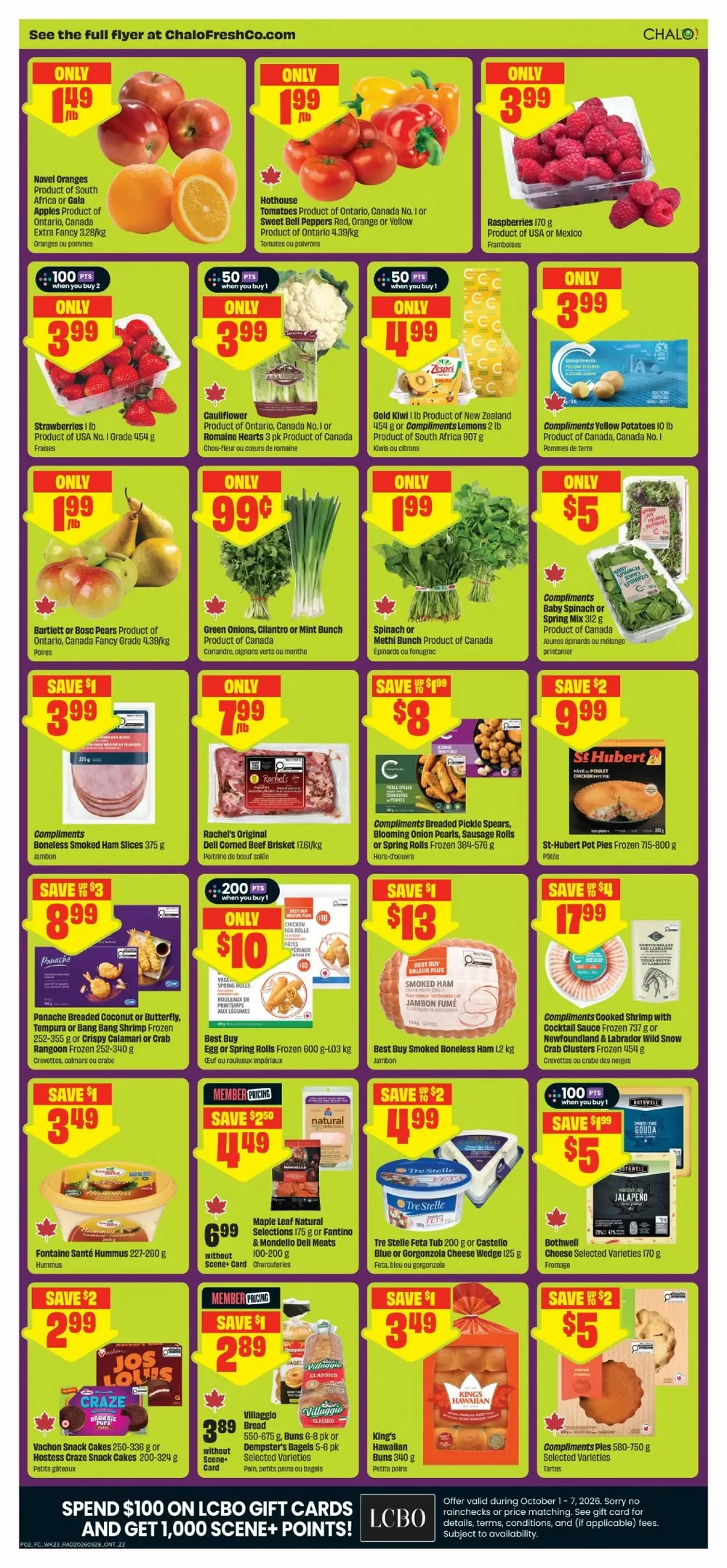 chalo freshco flyer october 1 7 3 648