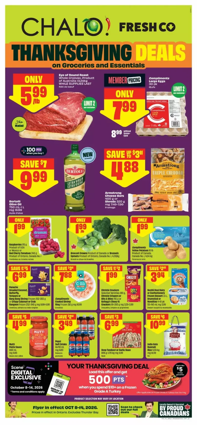 chalo freshco flyer october 8 14 1