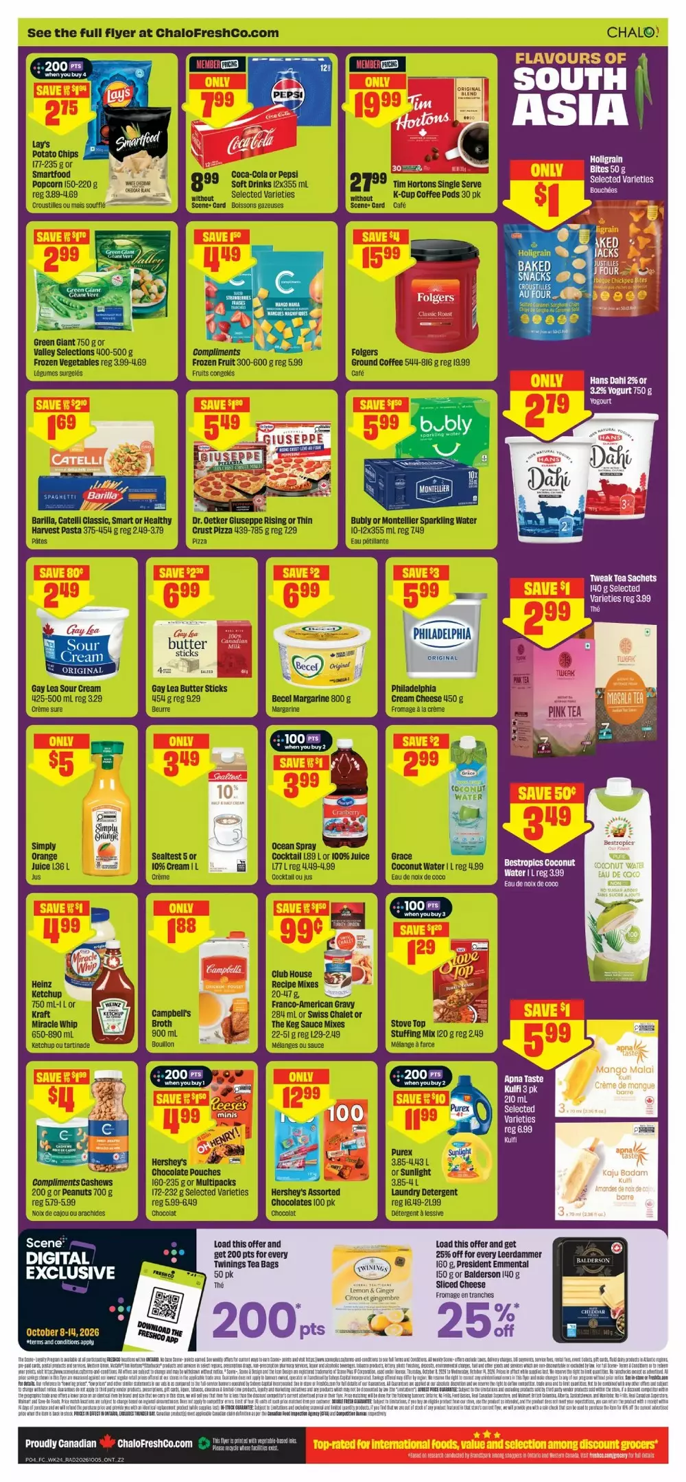 chalo freshco flyer october 8 14 2