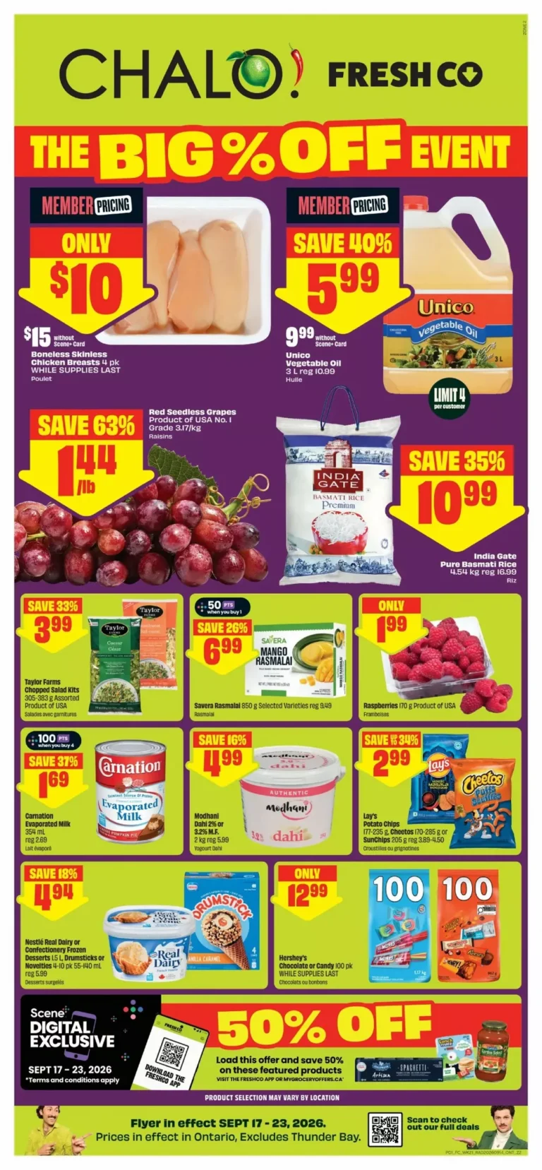 chalo freshco flyer week 38