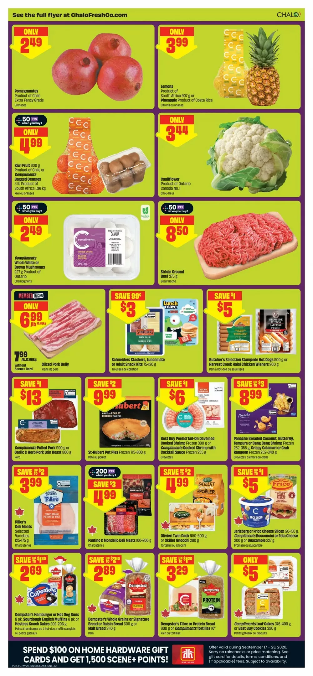 chalo freshco flyer september 17 23 3 213