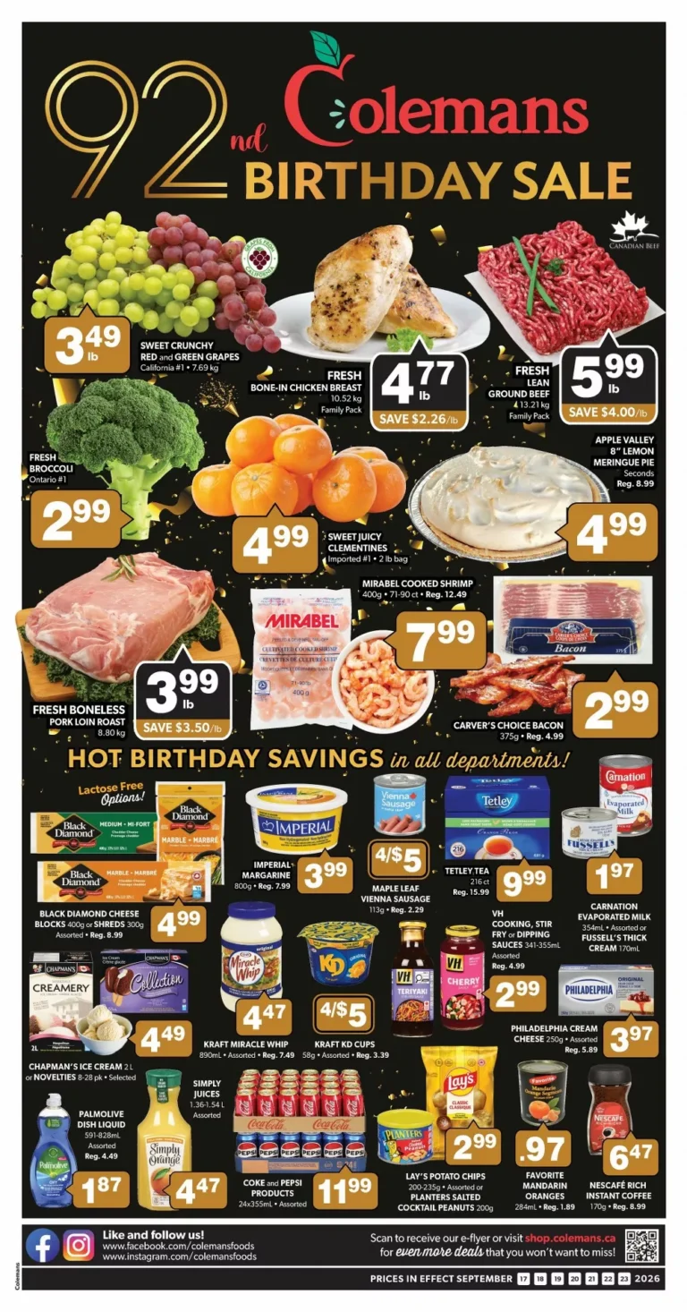 colemans flyer week 38