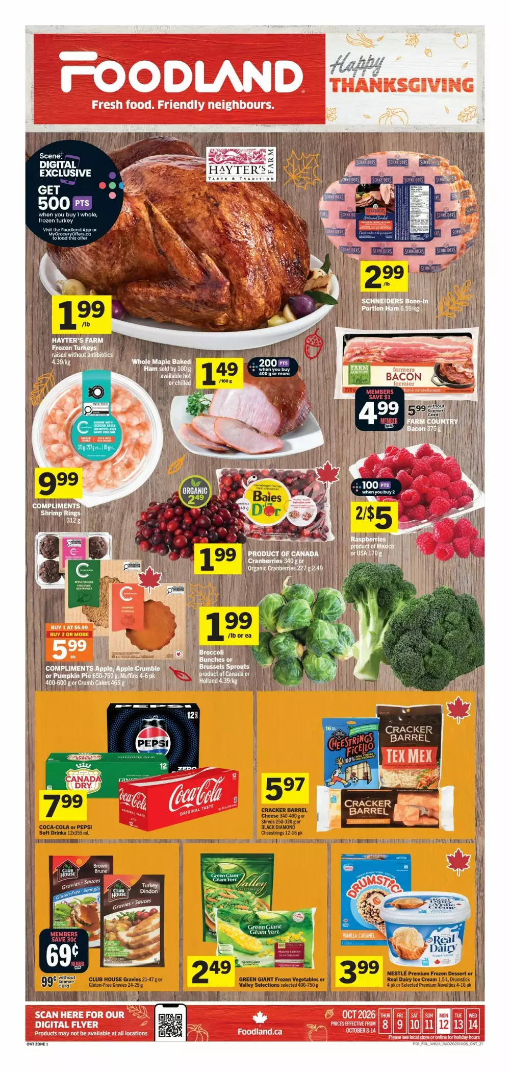 Foodland Flyer October 8 - October 14, 2026 1 foodland flyer week 41