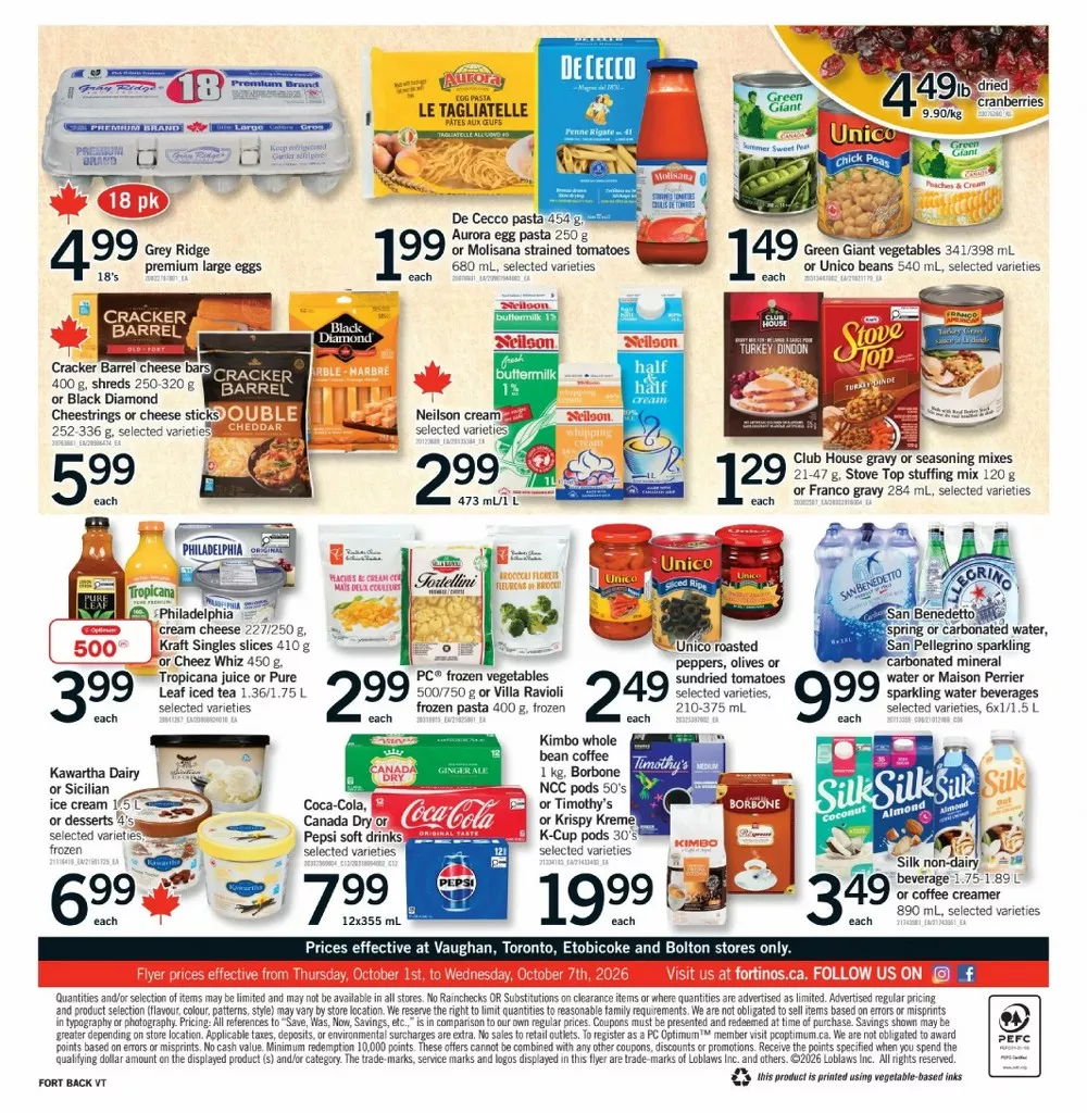 fortinos flyer october 1 7 2 710
