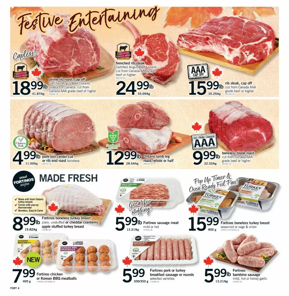 fortinos flyer october 1 7 5 170