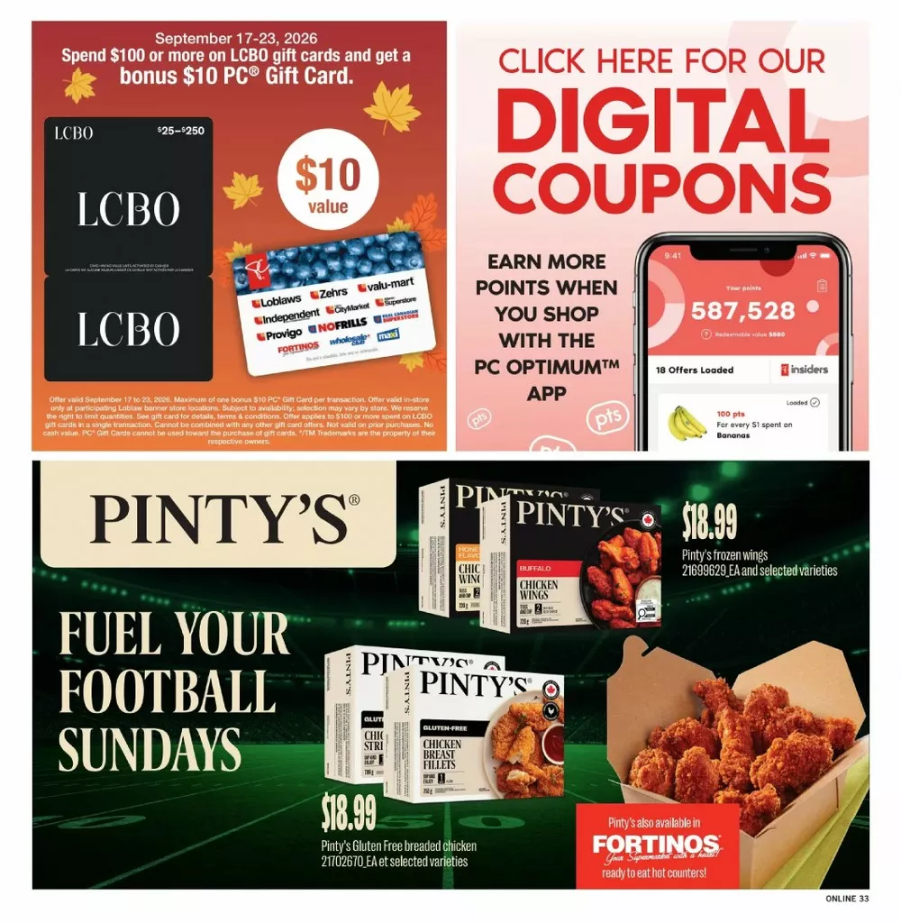 fortinos flyer september 17 23 31 784